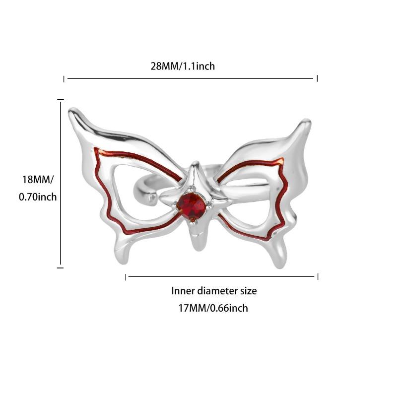 Цветной масляный бабочка солнце серебряное кольцо женское нишевый дизайн легкая роскошь высокое чувство изысканное модное кольцо