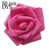 25/50/100 шт искусственные пенополиэтиленовые розы голова цветы DIY свадьба домашний декор комнаты