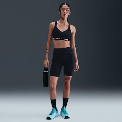 Nike Спортивное нижнее белье женское черное средняя поддержка