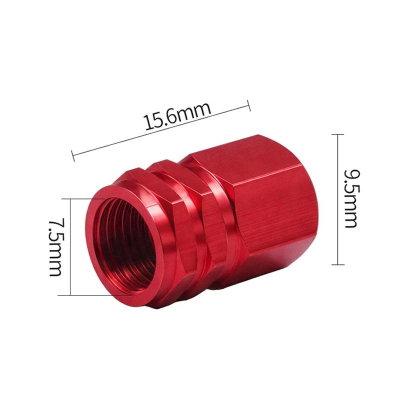 Car Sticker For Alfa Romeo 159 147 4Pcs Car Tire Valve Stems Cap Tire Valve Cap For Alfa Romeo STELVIO Giulia 159 Giulietta 147 rvcr43