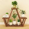 Multi-Layer Wooden Flower Rack for Indoor Balcony or Living Room