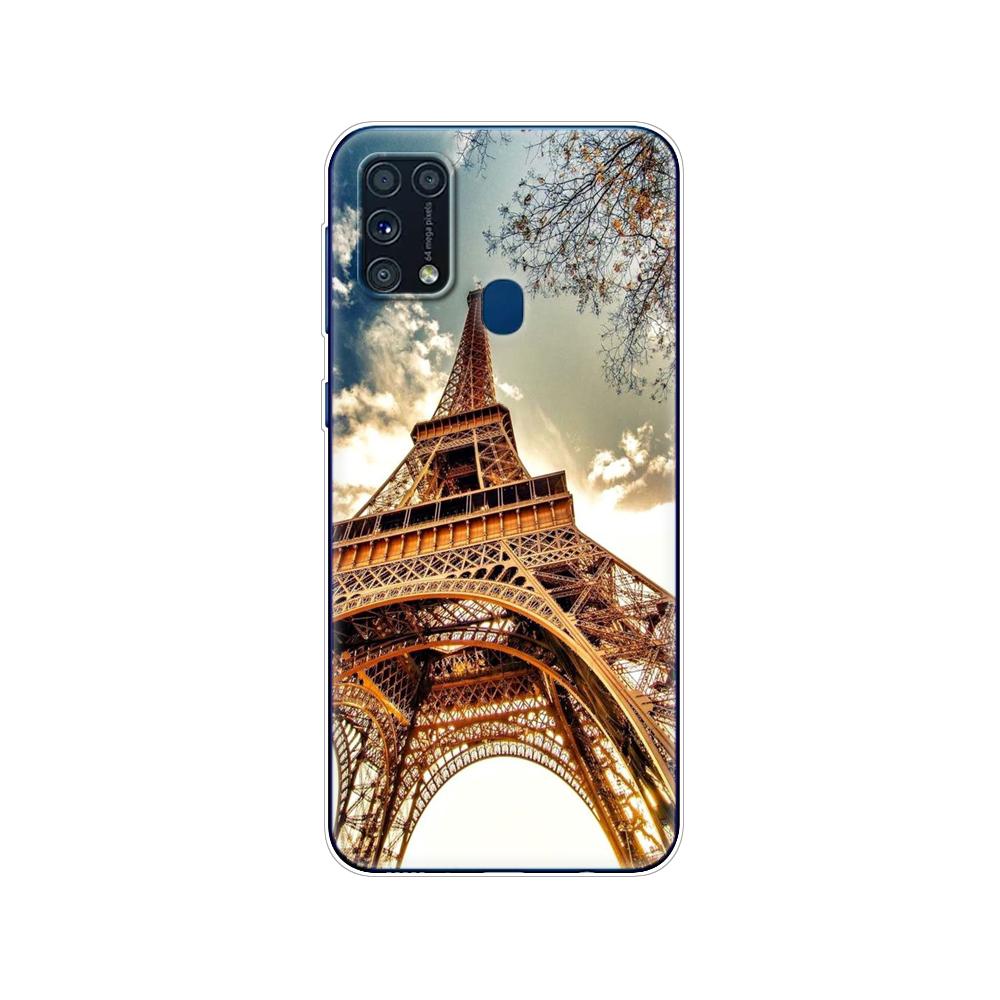 Чехол для Samsung M31, 6,4 дюйма, мягкий силиконовый чехол из ТПУ для Samsung Galaxy M31 M 31 SM-M315FZBVSER m315, задняя панель телефона, бампер, чехол