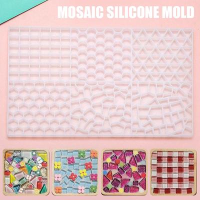 1 шт., силиконовая мозаика, ювелирная смола, эпоксидная форма, кулон, литейная форма, сделай сам