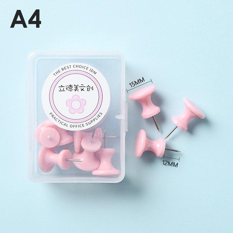 1 коробка макарон, красочные шариковые кнопки, кнопки для большого пальца, канцелярские кнопки, фото для рисования