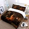 Gold Showgirl Crown Design Bedding Duvet Cover Set Duvet Cover Pillowcases  (1*Duvet Cover 2*Pillowcases, without duvet insert)