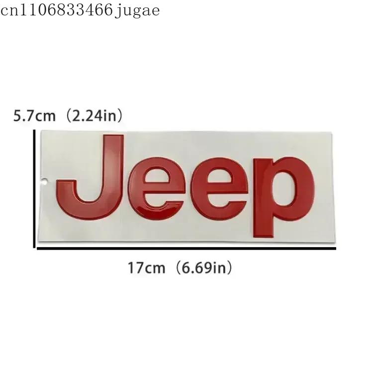 ABS Car Front Emblem for Jeep Grand Cherokee Commander Renegade Liberty Compass PatriotWrangler Tj Jk Trunk  Decoration