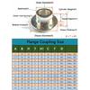 2pcs 3/3.17/4/5/6/6.35/7/8/10/11/12mm Flange Shaft Coupling Coupler Collar Clamp Bracket Motor Connector