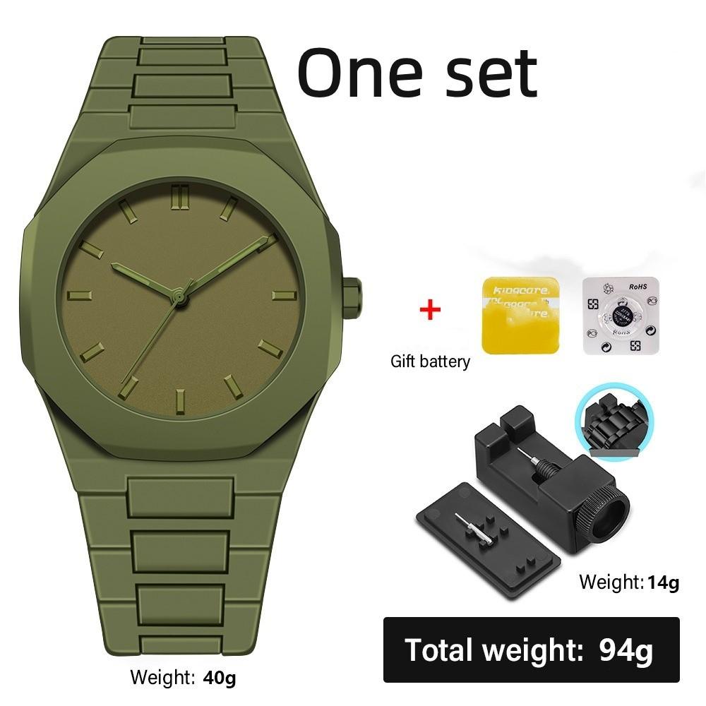 Lightweight Plastic Case Quartz Wristwatch Business Casual Watches  Simple Sports