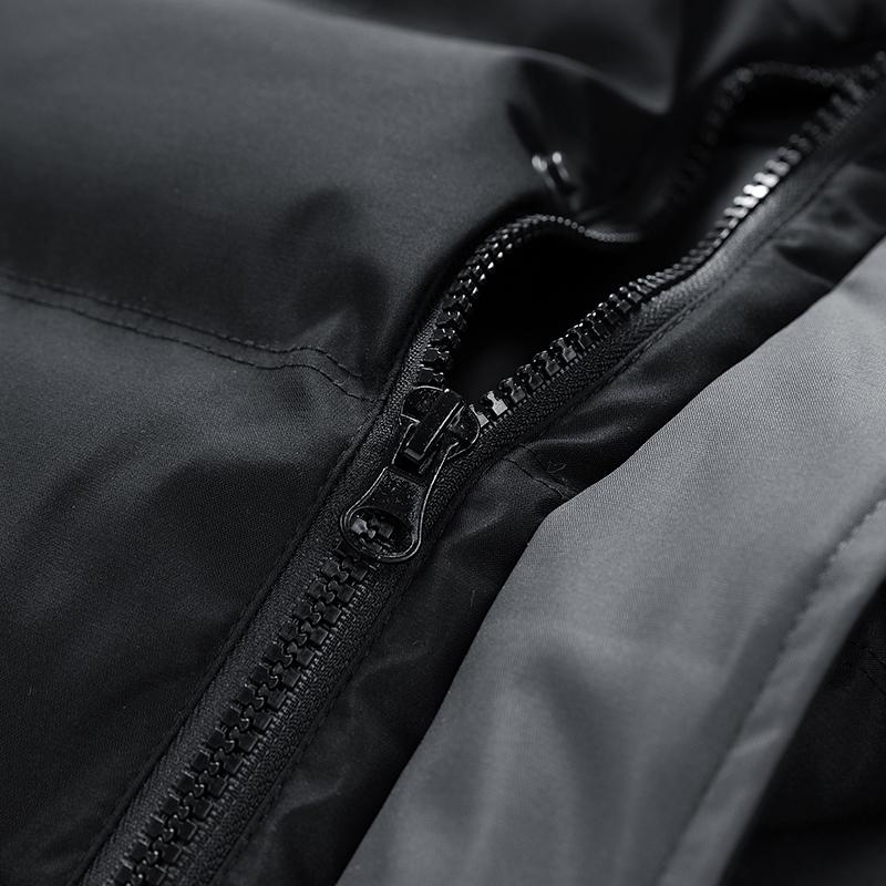 Мужская зимняя свободная удобная теплая куртка с хлопковой подкладкой, новое модное пальто с капюшоном