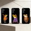A-Антропоморфная лягушка Чехол для телефона для Samsung Galaxy A91,80,73,72 ,71,53,52,32 ,31,22,21s,20,Мягкий черный чехол
