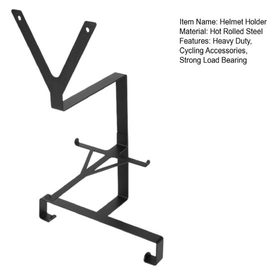 Настенный держатель для шлема мотоцикла, прочный стальной мотоциклетный спортивный шлем для велосипеда, очки, обувь, насос, стойка для демонстрации велосипедного оборудования