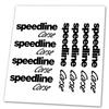For SPEEDLINE CORSE VINYL DIE CUT GRAPHICS STICKER DECAL KIT