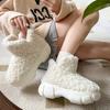 Winter Warm Shoes Women Men Indoor Soft Plush Platform Sole Couples Home Street Snow Boots Fluffy Footwear