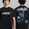 Gorillaz Band Print Short Sleeve Tshirt Alternative Electronic EDM DJ Post Punk Band Shirt Unisex Unisex 2026 Summer Streetwear Top