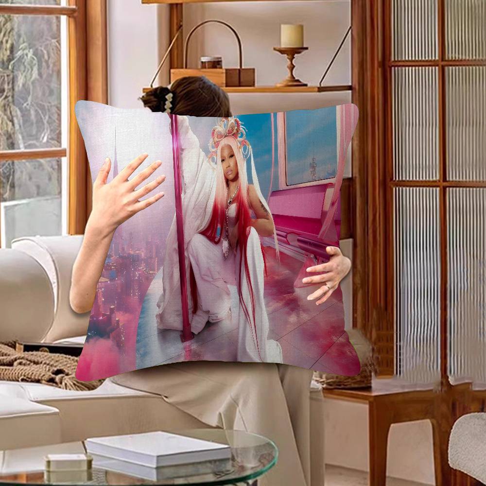 Nicki Minaj Rap Sexy Pillow Gifts Home Office Furnishings Bedroom Sofa Car Cushion Cover Case 45x45cm