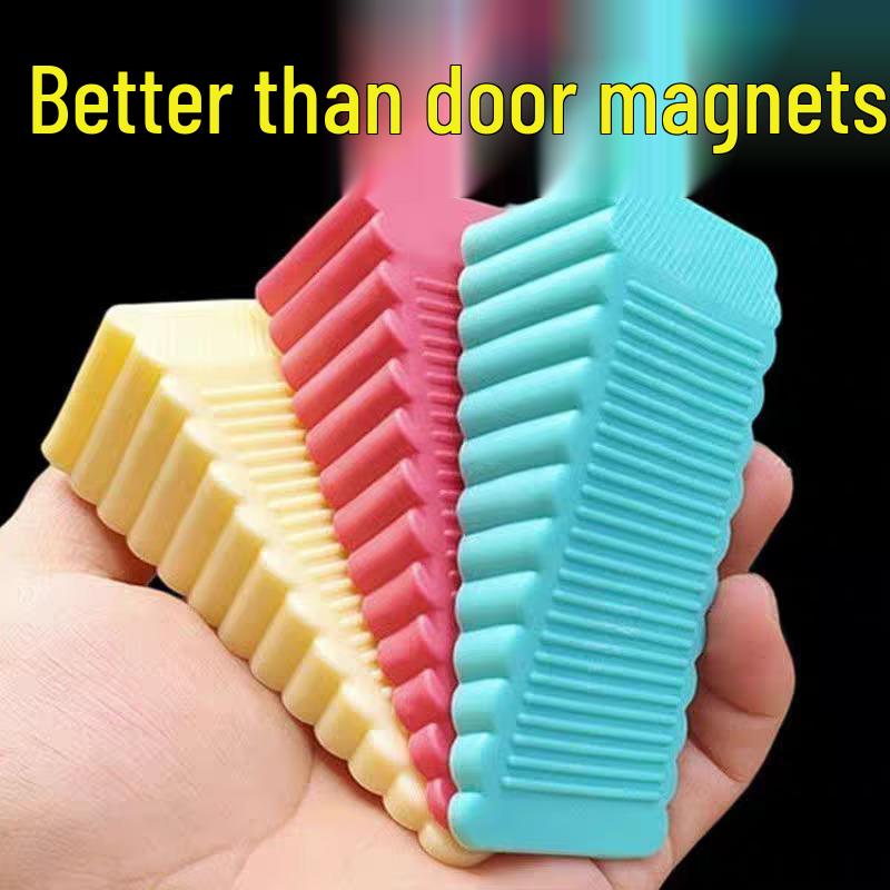 Silicone Windproof Door Stopper | Anti-Collision Magnet | Safety Door Blocker | Baby Hand Protector