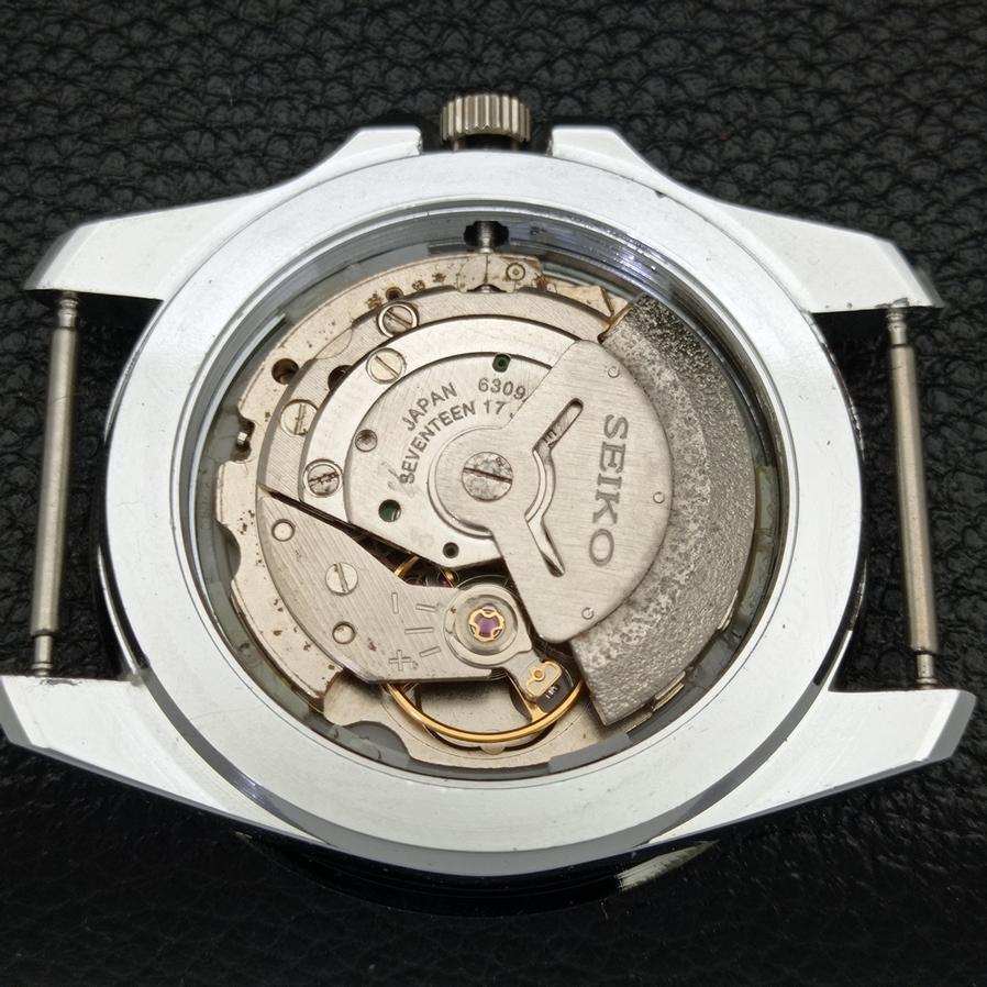 Seiko 5 АВТОМАТИЧЕСКИХ МУЖСКИХ ЯПОНИЯ 6309A ВОССТАНОВЛЕННЫЕ СИНЕГО ЦВЕТА НАРУЧНЫЕ ЧАСЫ a426515-2