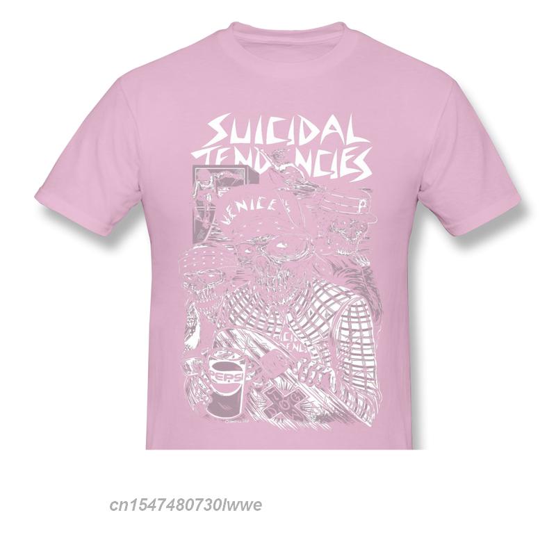 Suicidal Tendencies Print Cotton Funny T Shirts Punk Short Sleeve Summer Unisex Tees Streetwear