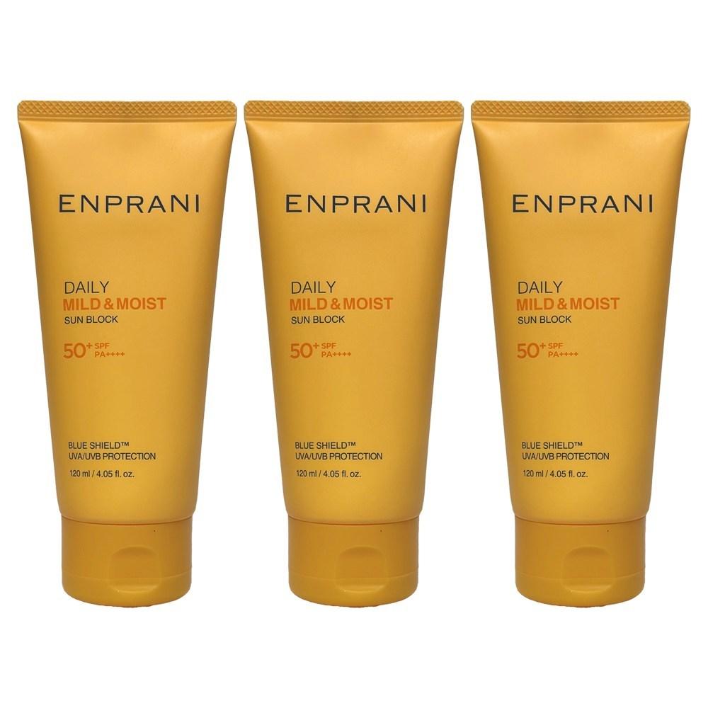 3 Pieces) Enprani Daily Sunblock 120ml, 120ml, 3 Pieces