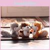 Cute Adorable Little Squirrel Plush Toy Soft Mini Animal Keychain Bag Charm 12cm