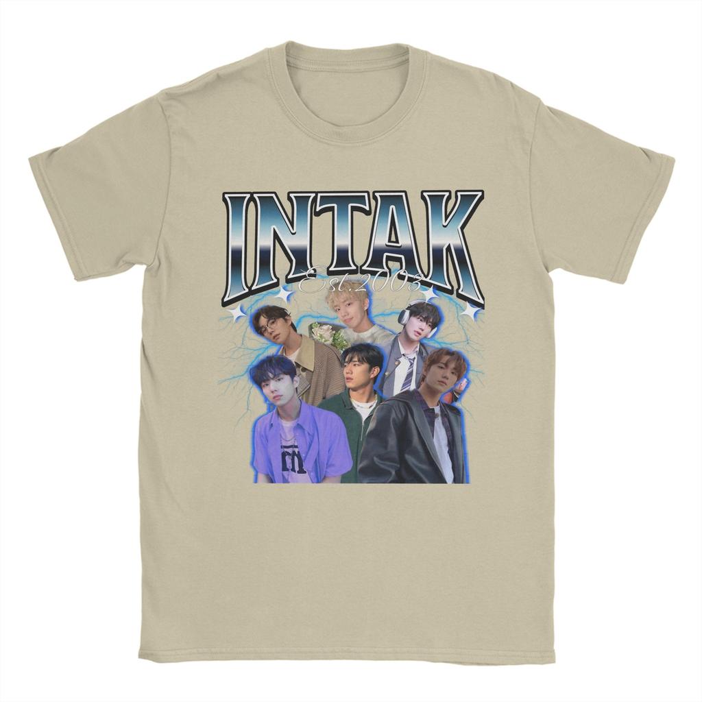 Intak P1Harmony Футболка Мужская Хлопковая Повседневная Футболка Круглый Вырез Футболки С Коротким Рукавом Одежда Подарок