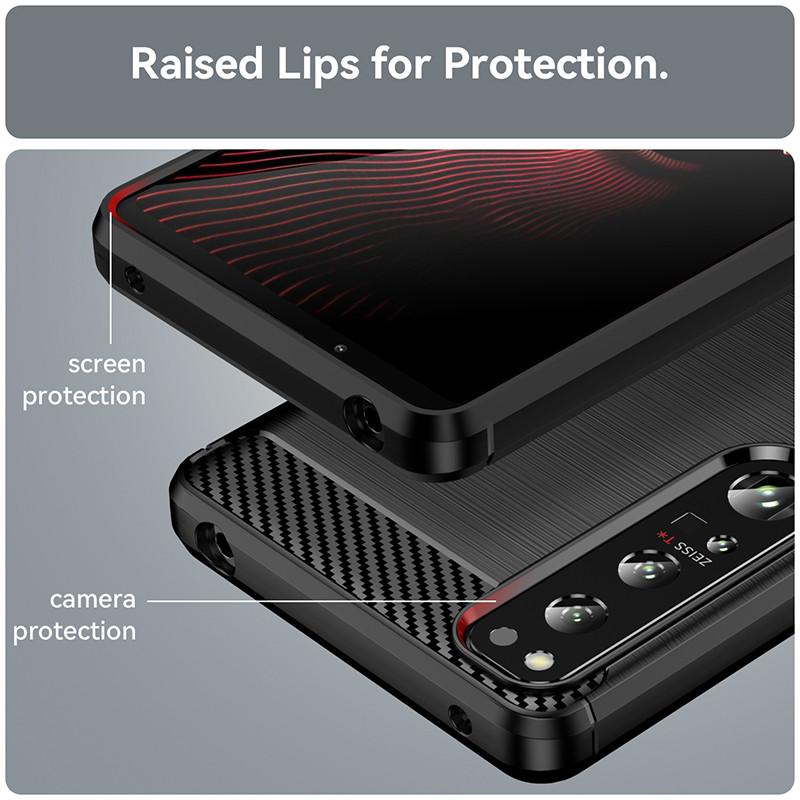 Чехол для Sony Xperia 1 IV Чехол для Xperia 10 1 IV Чехол 6,5 дюймов Противоударный мягкий силиконовый чехол-бампер для Sony Xperia 1 IV III II Fundas