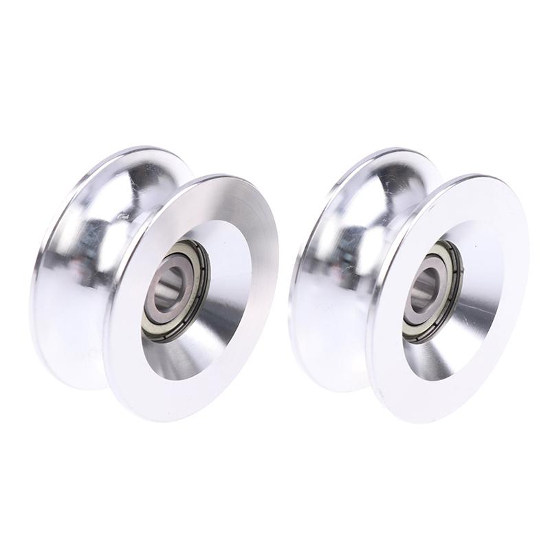 1 шт. U 10*60*25 мм U-образное высоконагруженное алюминиевое опорное колесо с подшипником 6200, подвижный шкив, резиновый ролик