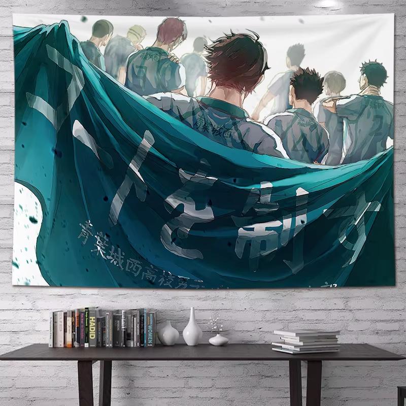 Официальный гобелен Haikyuu Волейбол Аниме Фон для Комнаты Фанатов Декор Поддержки Подарок