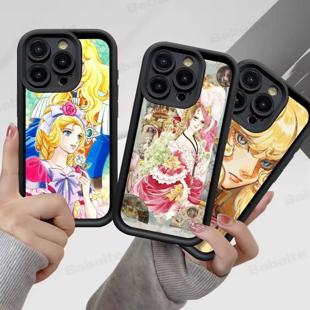 Classic Anime The Rose Of Versailles Phone Case For IPhone 17 16 15 14 13 12 11 Pro Max Mini Plus Soft TPU Back Cover