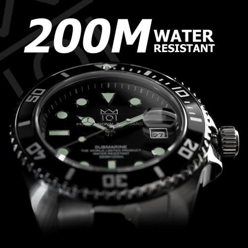HYAKUICHI 101 Diver's Watch Automatic (Hand-winding Included) Hack Function Included Screw-in Crown Automatic Mechanical Date Display 200m Waterproof