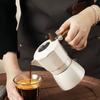 Модернизированная двухклапанная кофеварка Moka Pot Двухклапанная экстракция Hollow Visual Espresso Pot Профессиональное домашнее кафе Уличное кофейное оборудование