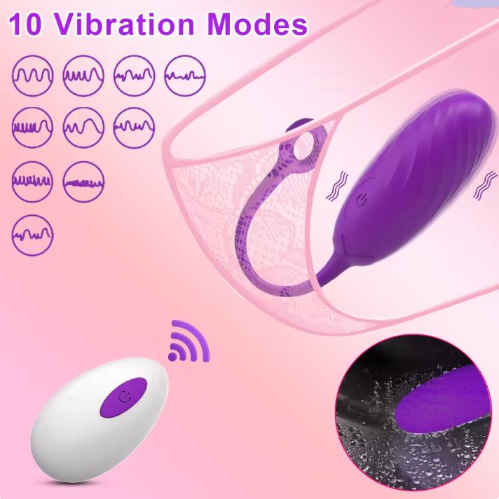 Wireless Vibrator Egg Remote Control G-Spot Clitoris Simulator Vagina Massage Vibrating Love Eggs Sex Toys Adult Goods for Women