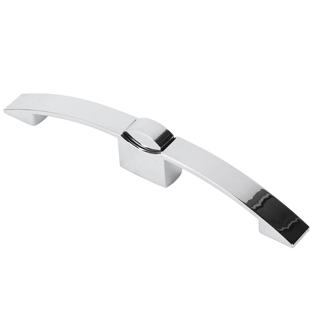 Кнопочная ручка для автофургона, защелка, замок, форма дуги, глянцевое серебро, для автоприцепов, кемперов