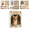 Christmas Pug Cat Horse Corgi Series Acrylic Advent Calendar With 24 Animal Figurines For Festive Decor