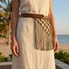 Boho Bohemian Style Belts Retro Woven Tassel Waistband Vintage Tassel Weave Belts  Women