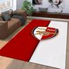 "Arsenal Logo Carpet Red and White Indoor Floor Mat Decoration" Suitable for use as an anti-slip for living room bedroom sofas