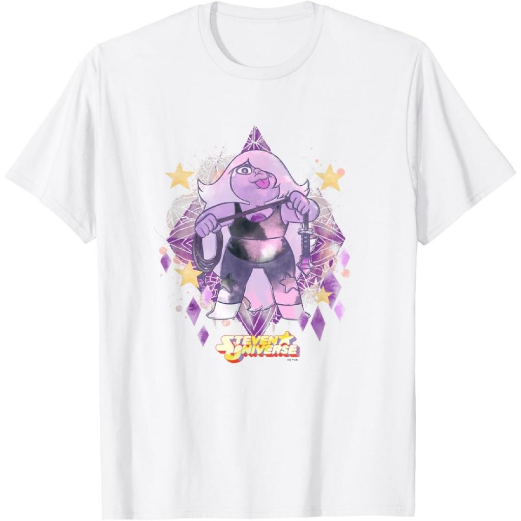 Steven Universe Amethyst Sketch Watercolor Faded T-Shirt