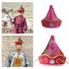 Монгольская шляпа для взрослых детей Этническая монгольская шляпа для танцевального костюма для выступлений Сценический реквизит Головные аксессуары