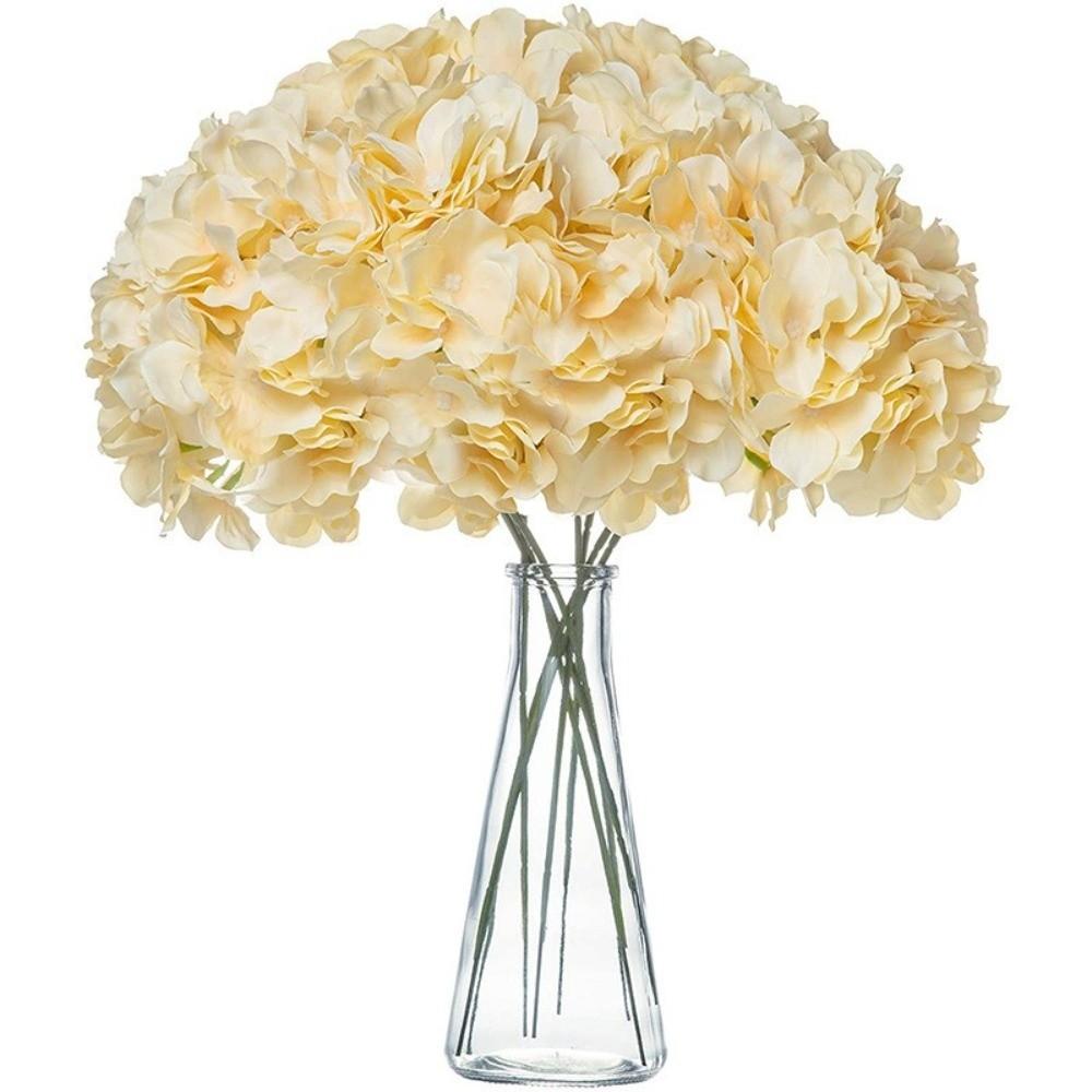 With Stem Hydrangea Dyed Edged Chrysanthemum New Fake Flower Ball Photography Props