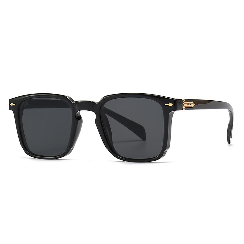 Foreign Trade  Popular Sunglasses With Rice Nails European And American Street Photography Ins Popular Model Square