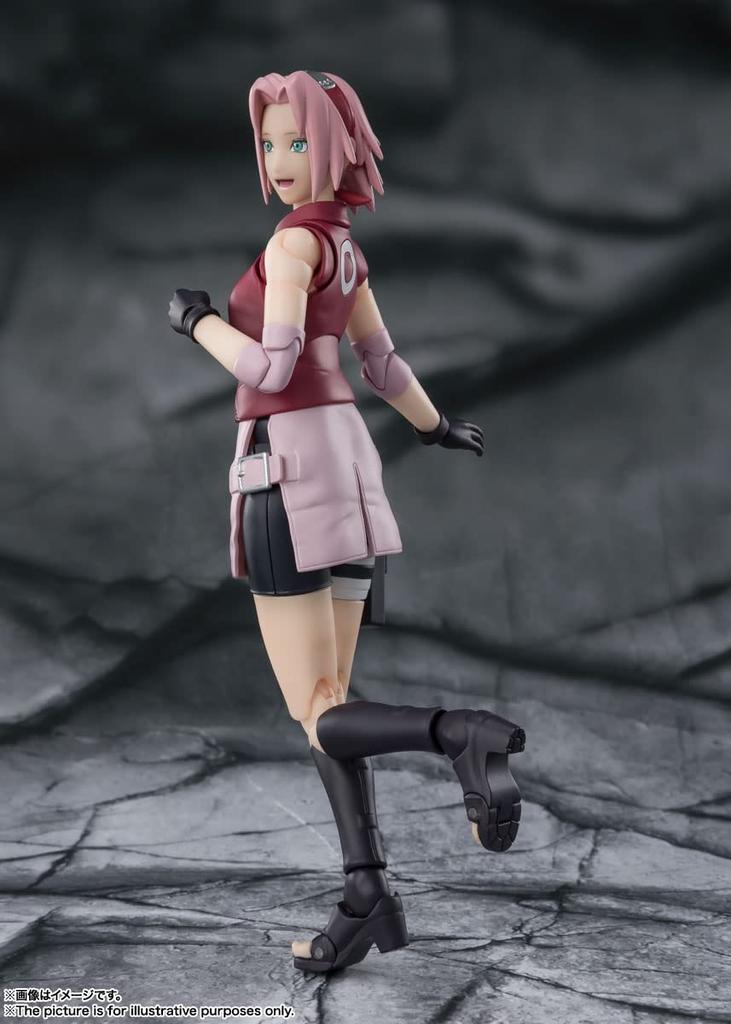 NARUTO Shippuden Sakura Haruno Соревновательный дух, унаследованный от мастера 135 мм ПВХ ABS окрашенная подвижная фигурка BAS63448 SHFiguarts - - Прибл.. &
