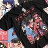Ranma 1/2 Шампунь Румико Такахаси Девочка Кавайи Смешной Аниме Футболка Черная Унисекс