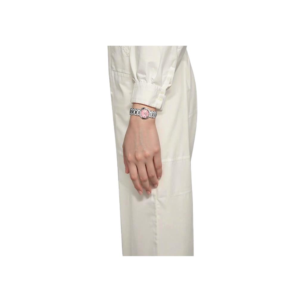 Longines Conquest Series Quartz Movement 30M Water Resistant Watch 30Mm Pink Dial Women watches L8.122.4.99.6