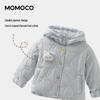 Зимняя куртка с капюшоном на флисовой подкладке для девочек MOMOCO