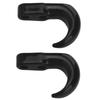 2Pcs RC Metal Bumper Trailer Hook Sickle Authentic Rescue Car Hook for Axial SCX24 1 24Black