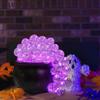 Purple Light Halloween Bubbling Cauldron Decoration Luminous Candy Jar Bubbling Pot Ornament  Bar