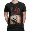 Korn Men's T Shirt  Vintage Tees Short Sleeve O Neck T-Shirts Cotton  Clothes