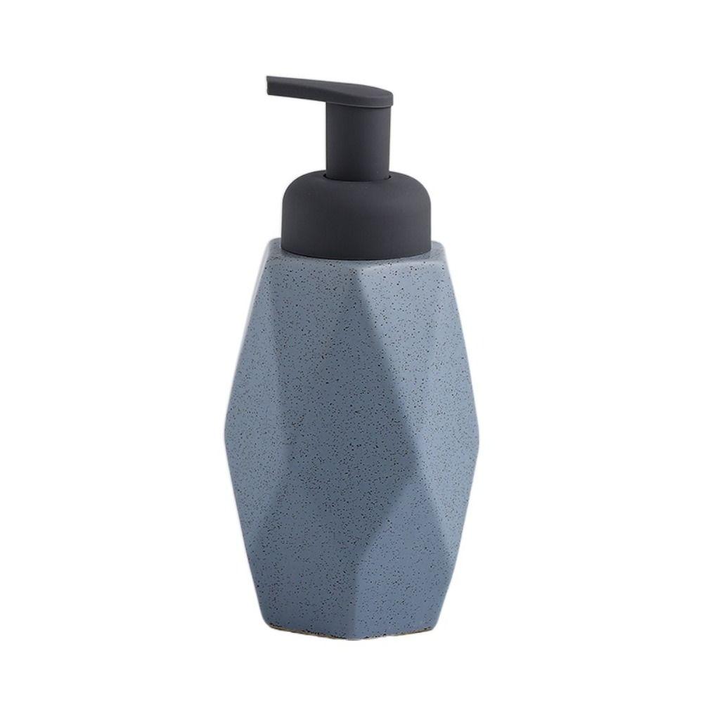 Speckled Matte Foaming Liquid Soap Dispenser Ceramic Foamer Sparkling Bottle Hotel