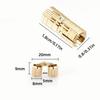 8PCS 8mm Cabinet Hinge 180 Degree Opening Angle Brass Barrel Hinge With Screws Invisible Furniture Hinge Furniture Making