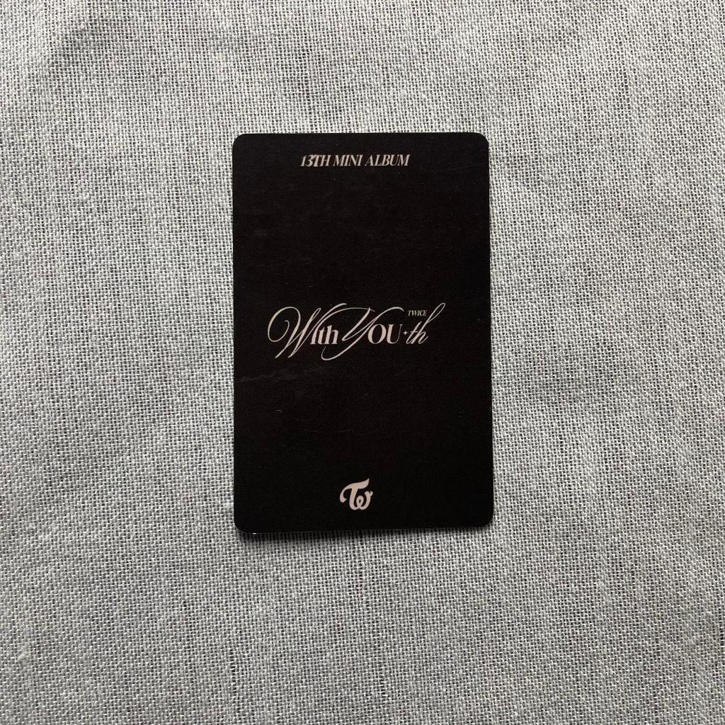 [USED] TWICE with Youth Limited Pre-Recorded Trading Card Jeongyeon